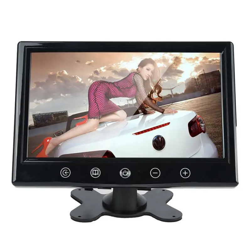

12V 9" TFT LCD Car Display Rear View Monitor 4 Video Input PAL/NTSC 800x480 RGB XNC