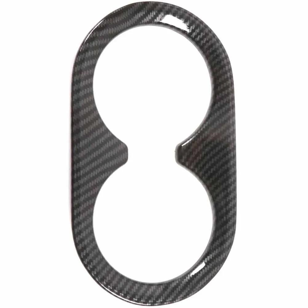 

Car Carbon Fiber ABS Cup Holder Panel Cover Trim Fit for Mitsubishi Xpander 2022 2023