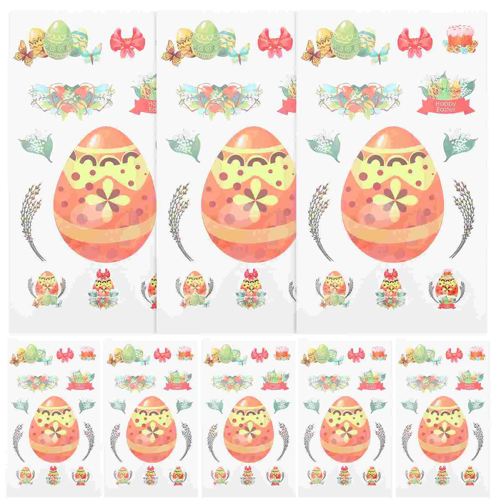 

Easter Stickers Party Window Games Clings Wall Crafts Scrapbooking Gifts Favors Stuffers Basket Kidsbunny Decals Egg Decoration