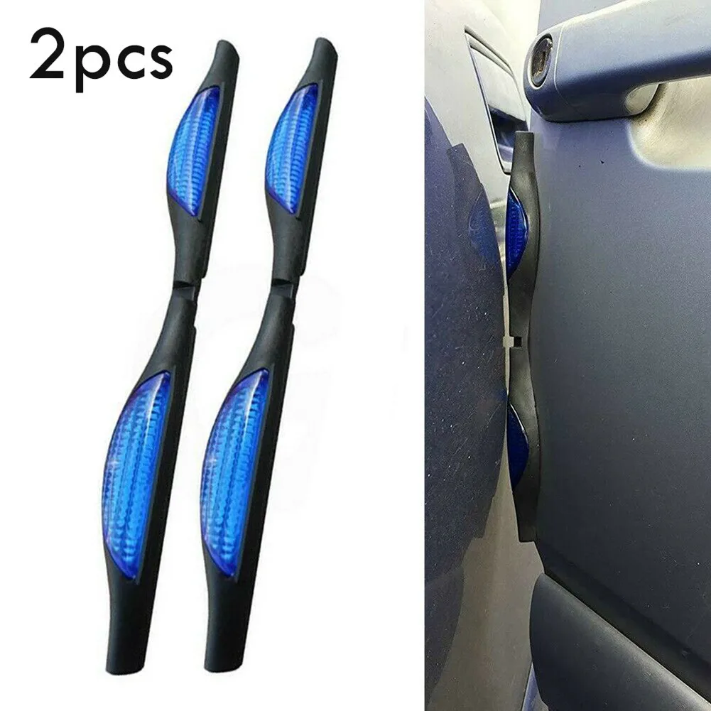 Prevent Anti-collision Sticker Protect 2pcs Blue Door Edges Guards Protectors Reflectors Hot Sale High Quality |