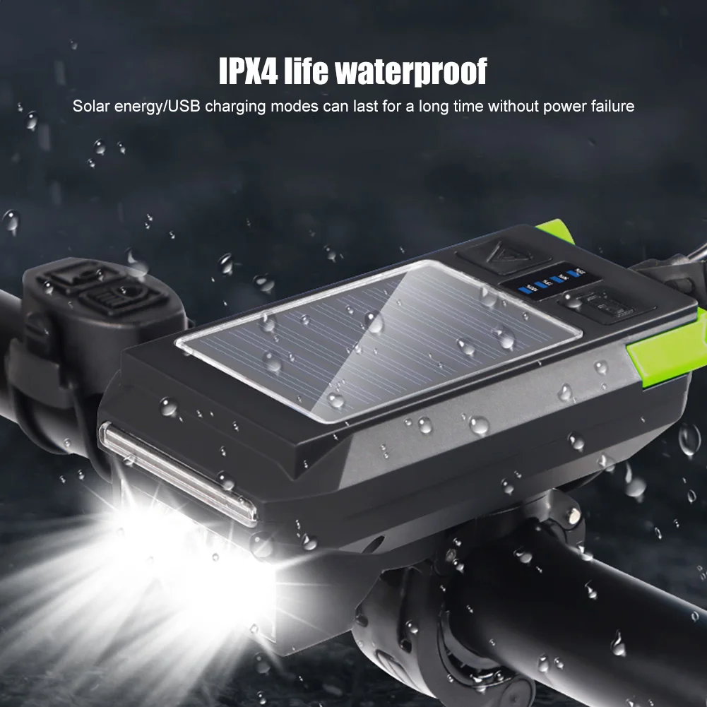 

Фонарь на руль велосипеда, с зарядкой от USB