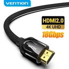 Разветвитель HDMI 2,0 Vention, 4K60 Гц, для Mi Box, HDTV, HDMI 2,0, аудиокабель, адаптер для Xiaomi, PS4, кабель HDMI