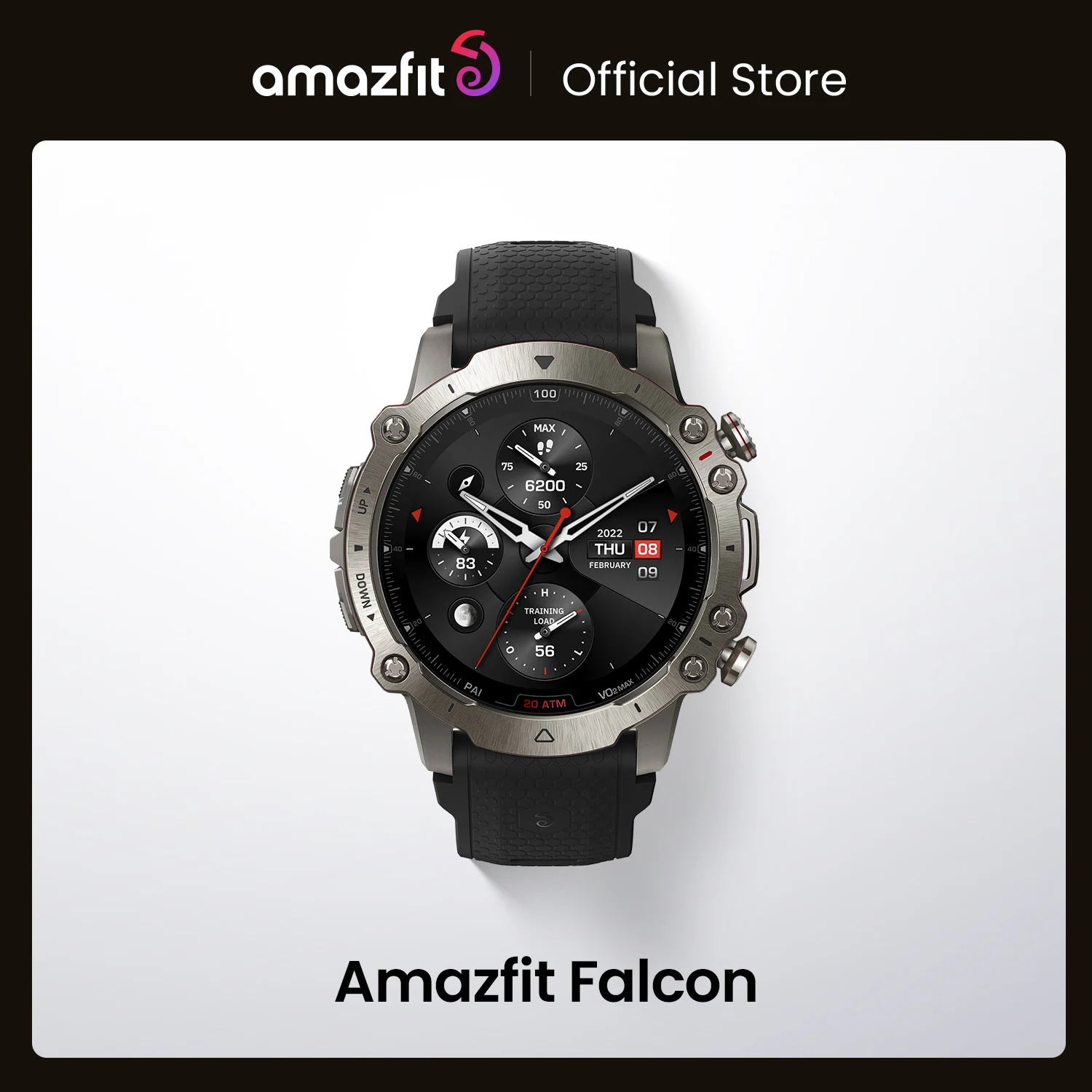 New Amazfit Falcon Smartwatch Premium Multisport GPS Smart Watch 150+ Sports Modes For Android IOS Phone