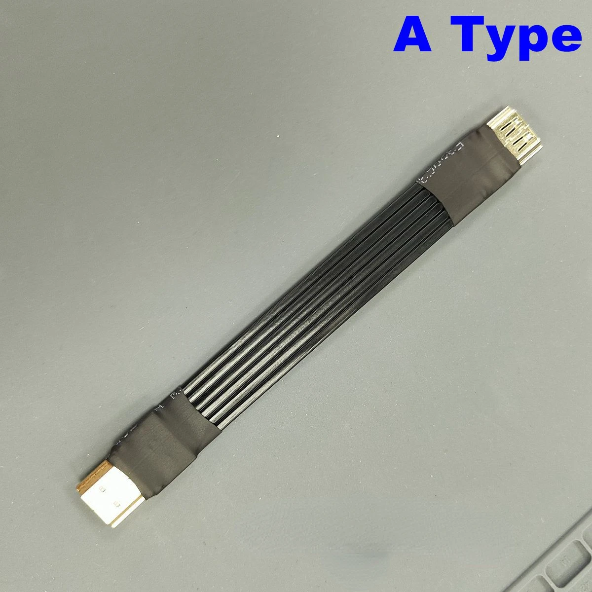 

2022 ADT Новый A-A Тип HD 2,1 плоский удлинитель металлический экранированный Стандартный ленточный адаптер 2K/240hz 4K/144Hz для HD-видео HD-устройства