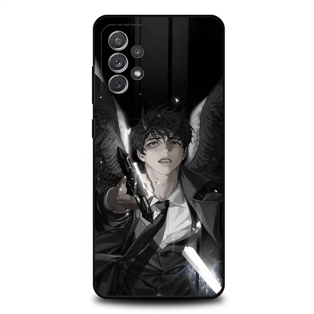 Фото Чехол для телефона O-Omniscient Reader Viewpoint для Samsung S 25,24,23,22,30,21,10,9,Ultra,Plus,Lite,FE,4,5G, черный мягкий чехол №3