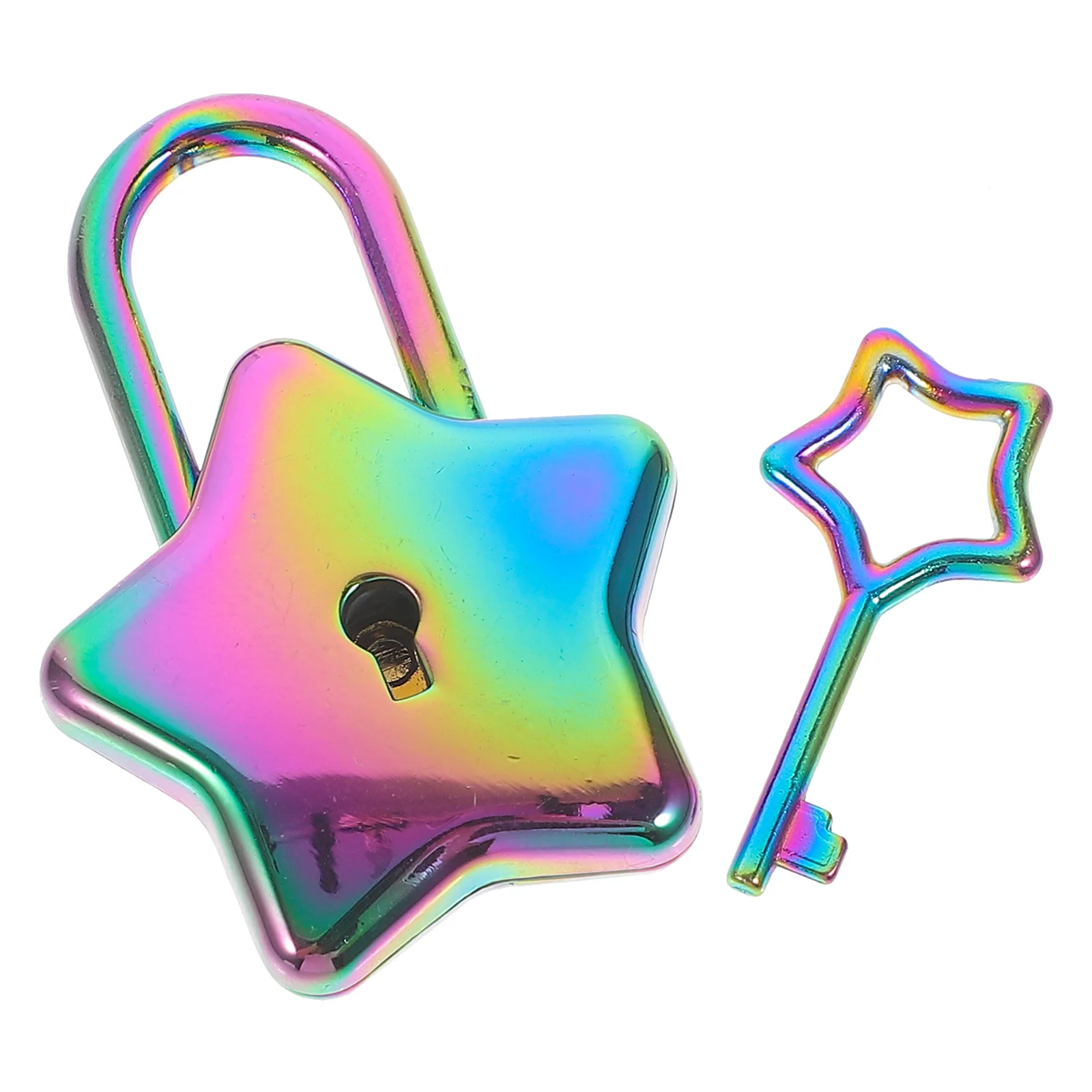 Замок для ноутбука со звездой дневника маленькие замки с ключами декоративные