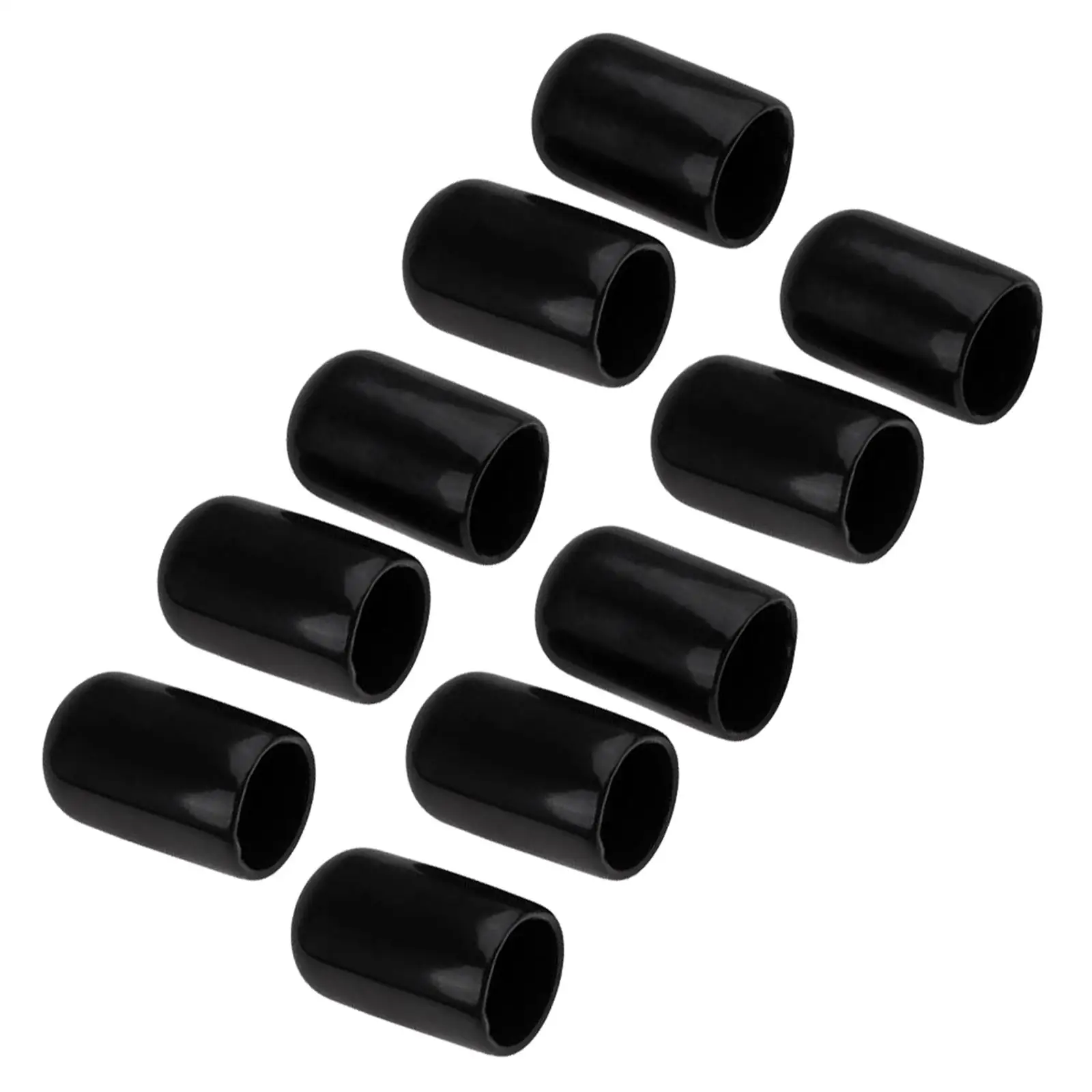 10 шт. защитные наконечники для бильярдного кия черные мм аксессуаров снукера