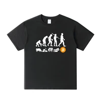 bitcoin evolution of money t shirt crypto coin funny t shirt summer premium camisetas 100 cotton short sleeve tshirt