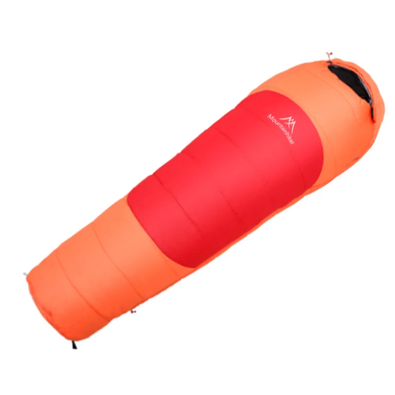 1.75G Envelope Sleeping Bag Kids Camping Thicken White Goose Down 95% Filled Warm Home Outdoor Tourist Hiking Outing