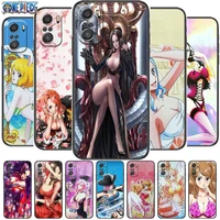 one piece woman sexy girl for xiaomi redmi note 10s 10 9t 9s 9 8t 8 7s 7 6 5a 5 pro max soft black phone case