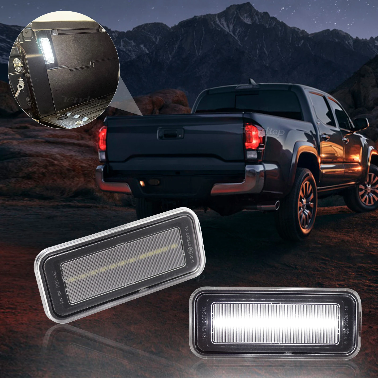 

2 шт., сменный светодиодный светильник для Toyota Tacoma 2020 2021