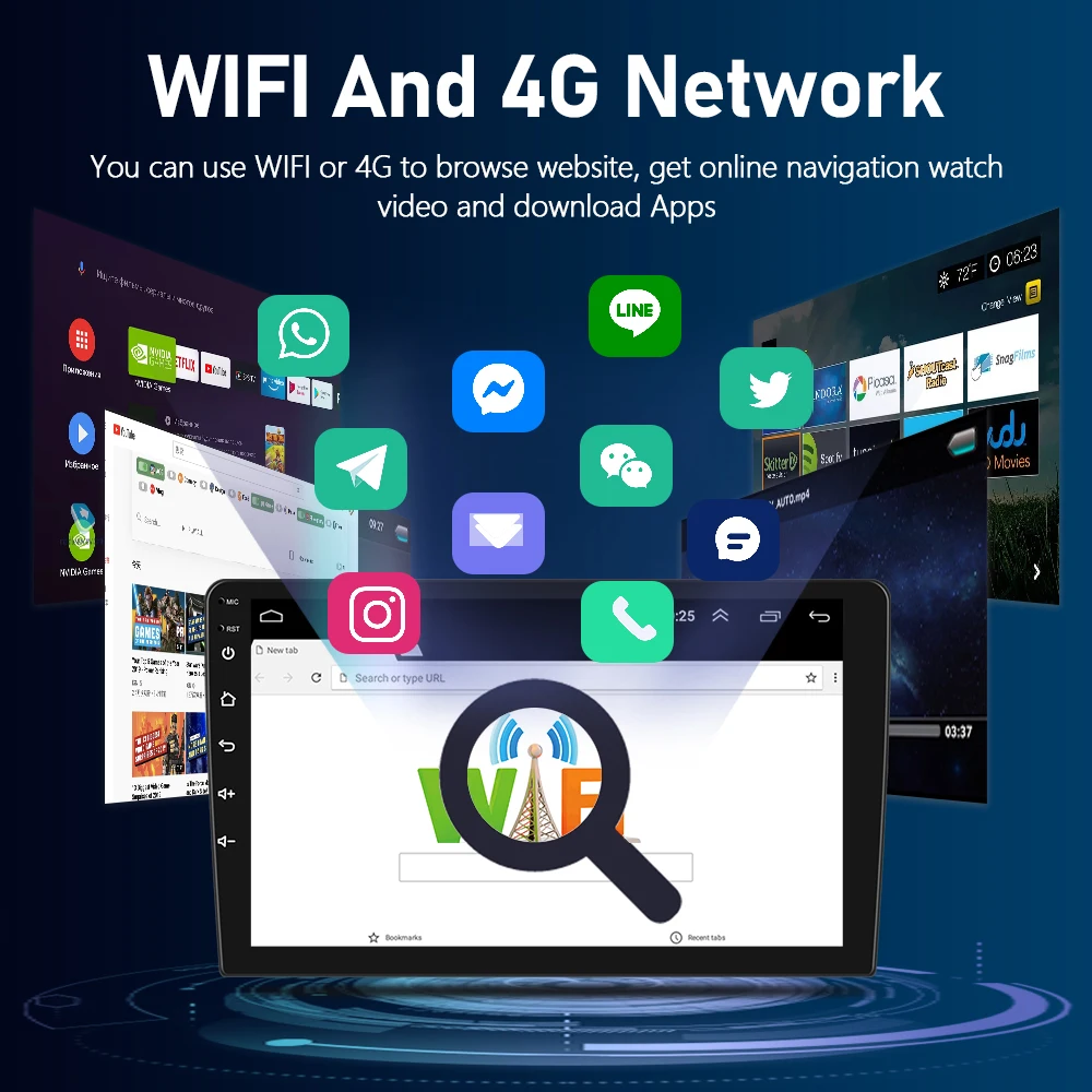 Автомагнитола Podofo 8 ГБ + 128 для BMW X3 E83 2004-2012 мультимедийный видеоплеер GPS-навигация