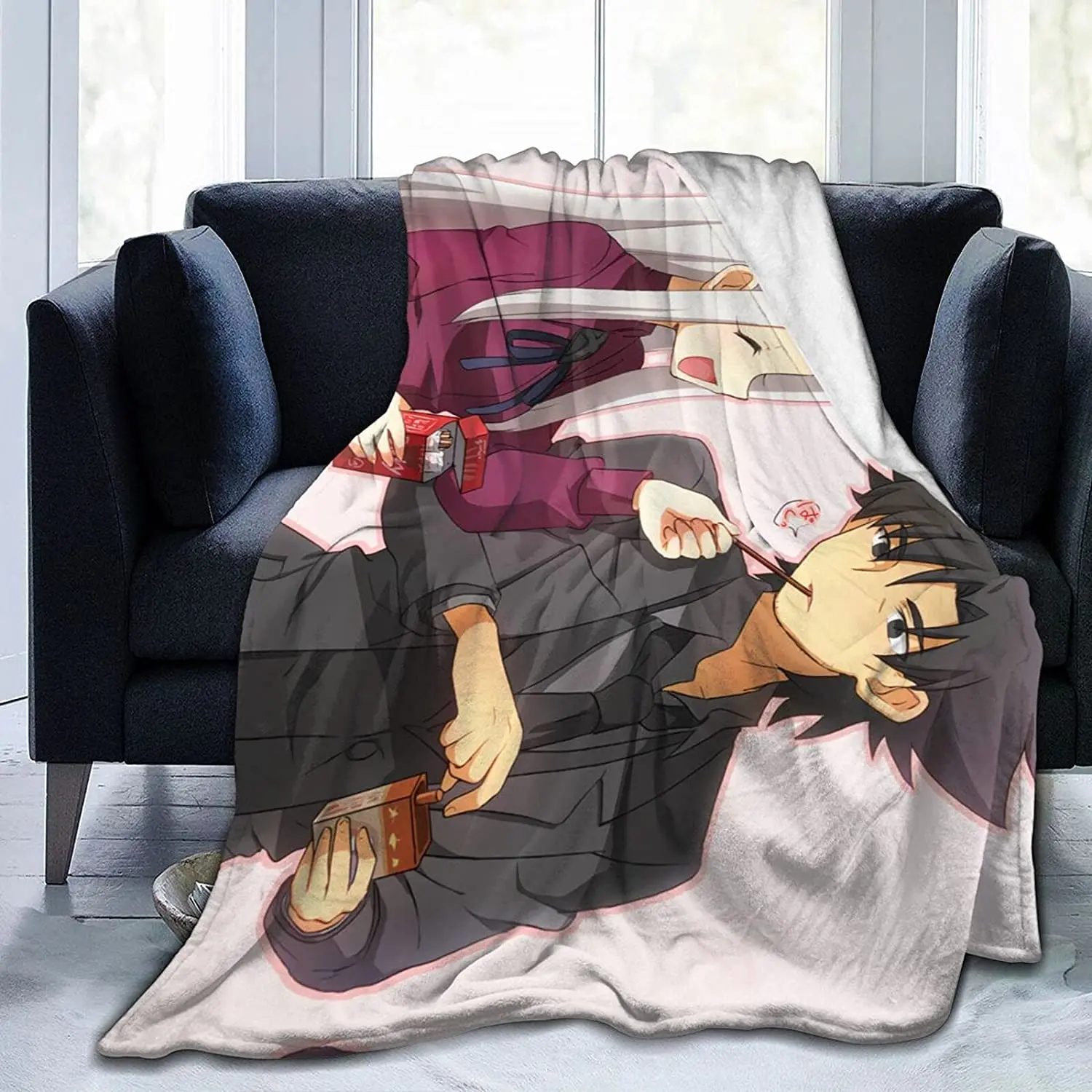 

Kiritsugu Emiya Fluffy Soft and Comfortable Blanket, Anime Warm Embrace of Sympathy