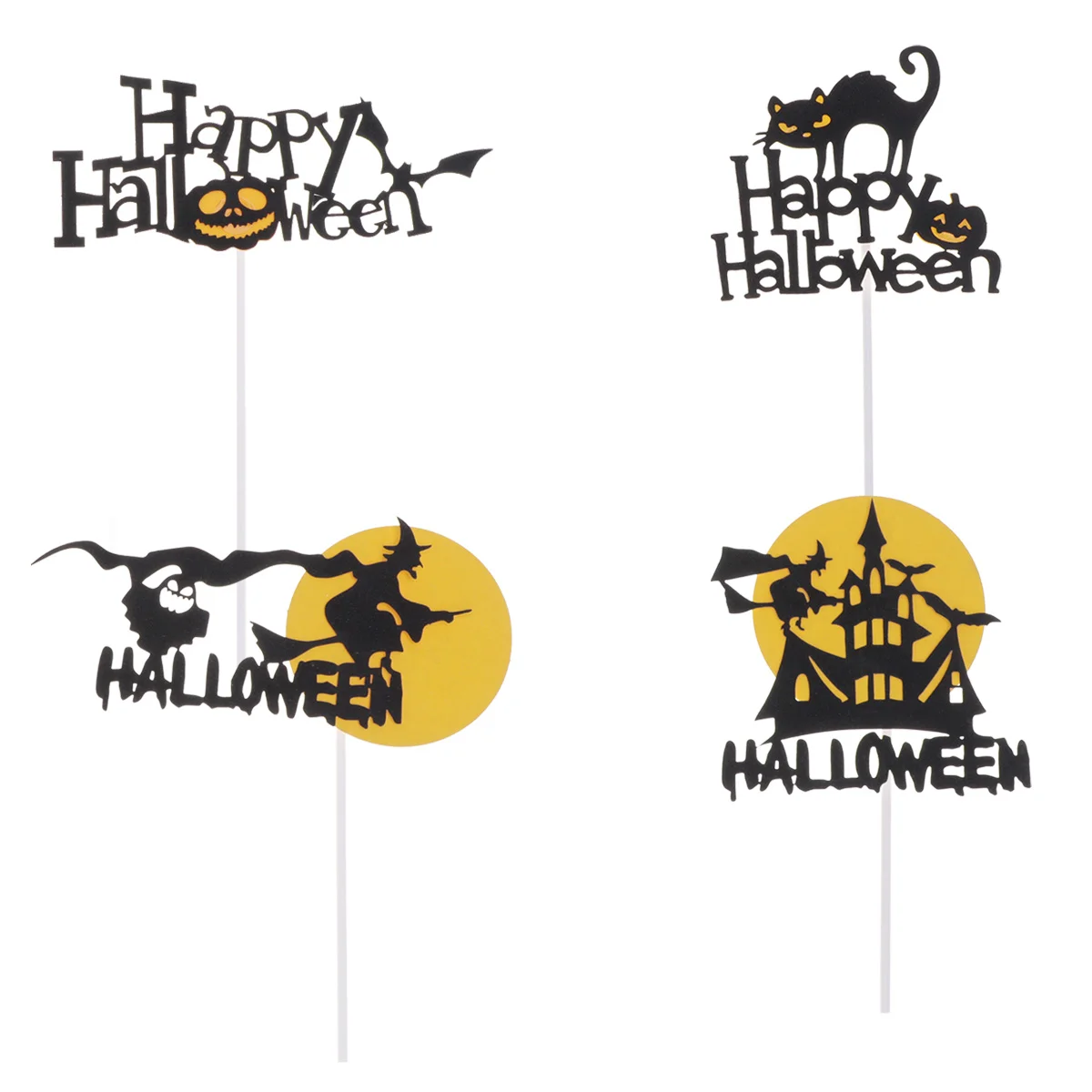 

12 Festive Theme Fruit Picks Dessert Toppers for Festival Banquet Party