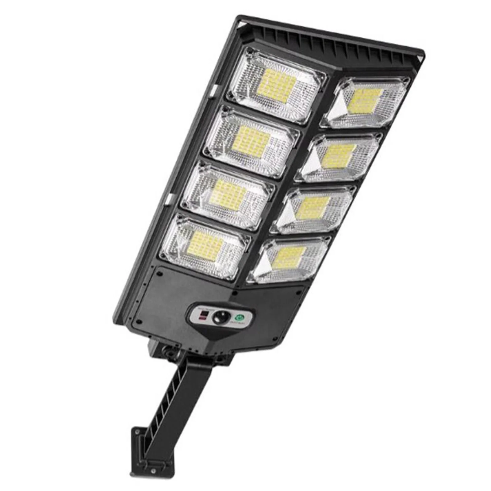 

Double Row Solar Wall Lights Energy Saving Sensor Light with Remote Control for Outdoor Fence Enclosures