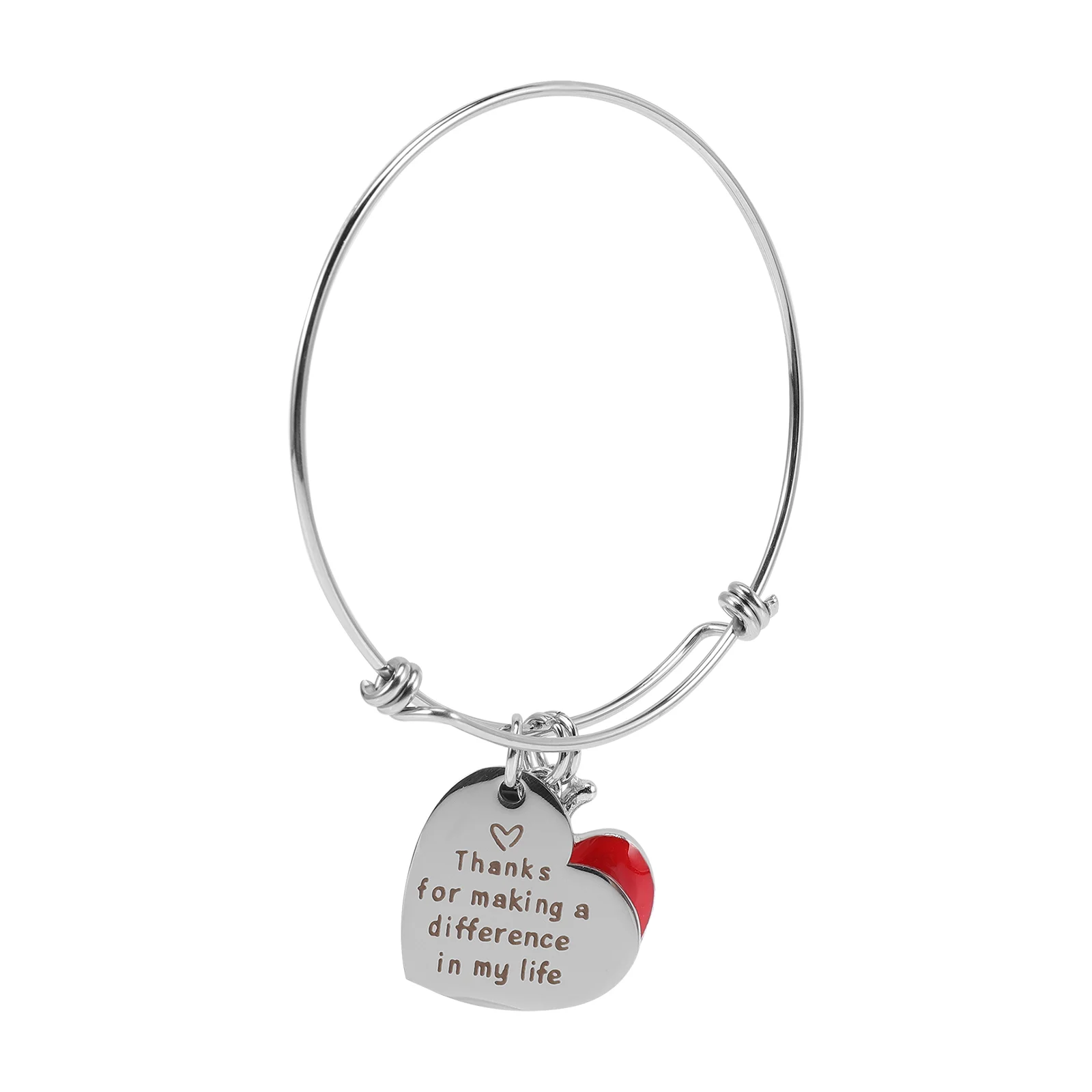 

Teacher Gifts Bracelet Appreciation Bangle Graduation Endyear Teachersgiftthank You Inspirational Unique Initialset Open School