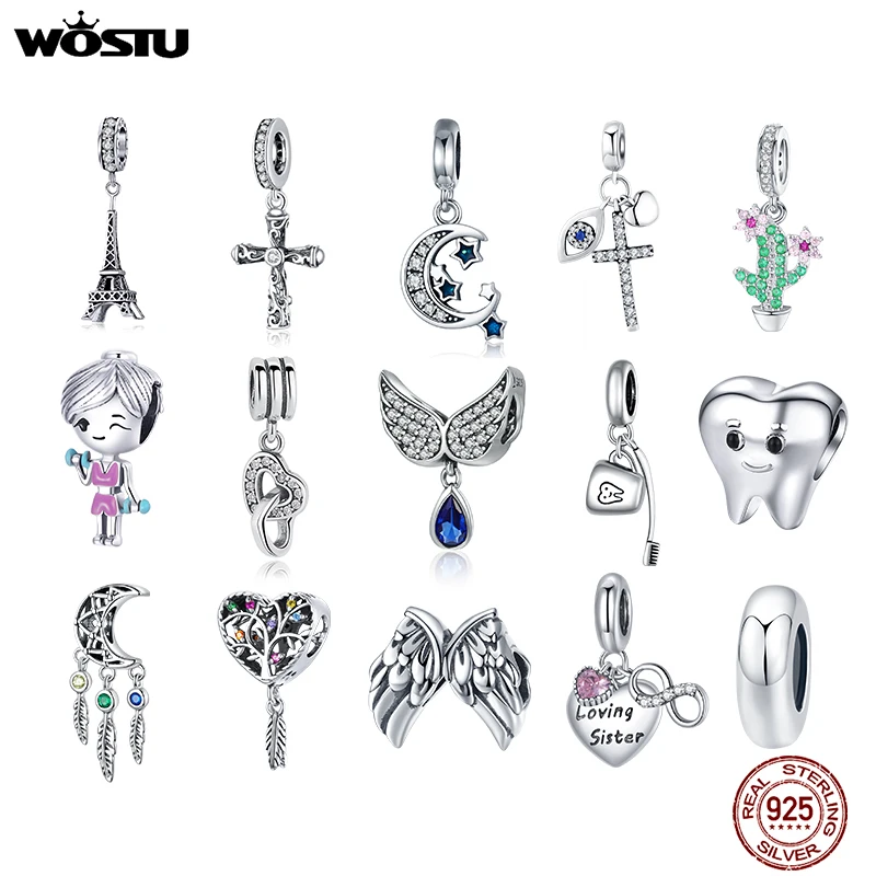 

Серебро 925 пробы, подвеска в виде единорога, божьей коровки, животных, бусины, кошка, циркониевая эмалированная подвеска в форме сердца, подх...