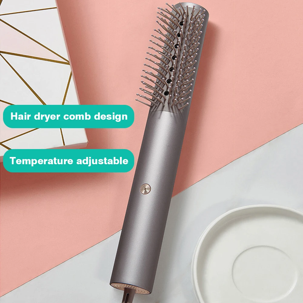 NEW One Step Multifunctional Hot Air Comb Straightening Hair Dryer Curler Straight Hair 3 In 1 Hair Dryer Brush Styling Tool enlarge