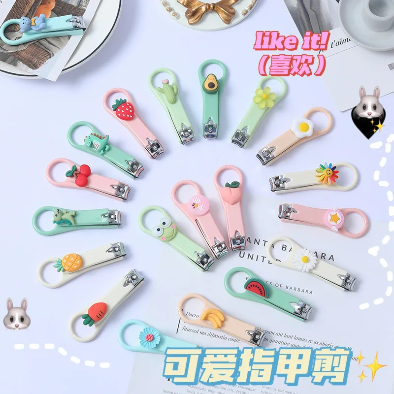 

Милая бытовая машинка для стрижки ногтей для взрослых в одной упаковке, креативная Складная машинка для стрижки ногтей, подарок для маникюр...