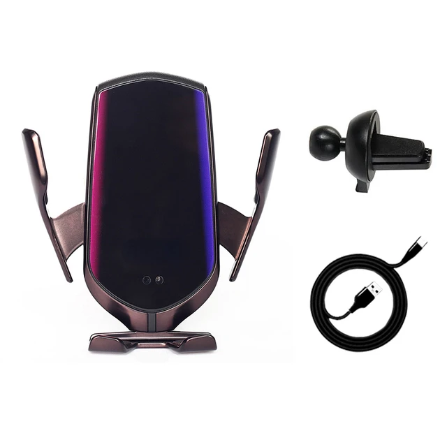 

Automatic Clamping 10W Wireless Charger Car Phone Holder Smart Infrared Sensor Air Vent Mount Mobile Phone Stand Hold