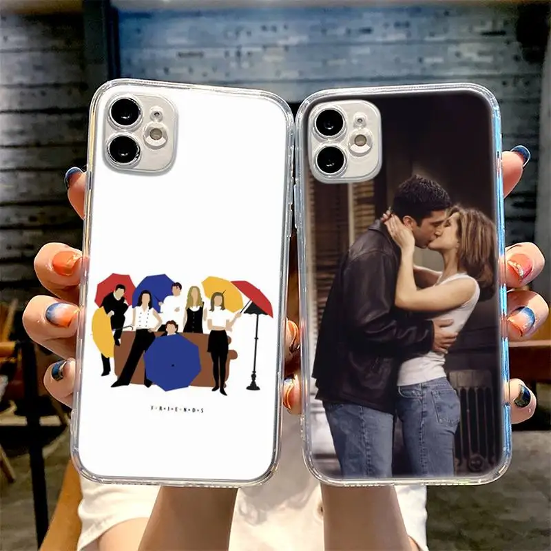 

tv friends Phone Case For iphone 13 12 11 8 7 plus mini x xs xr pro max Transparent soft