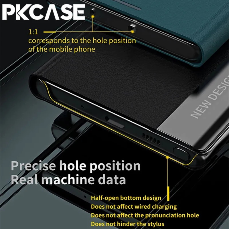 Кожаный магнитный флип-чехол PKCASE для Honor 300 200 90 70 чехол Huawei P40 P30 Mate 20 Lite 30 40 60 Pro Y9 Enjoy