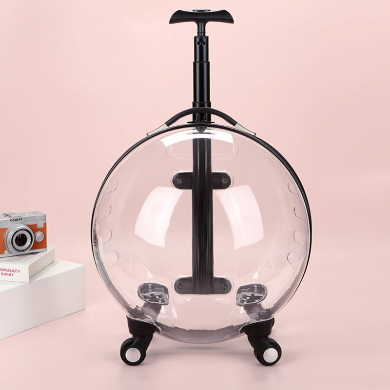 

Уличный Рюкзак-переноска для кошек, Воздухопроницаемый портативный пластиковый твердый чехол от дождя для домашних животных, прозрачный чемодан для перевозки кошек, принадлежности для домашних животных