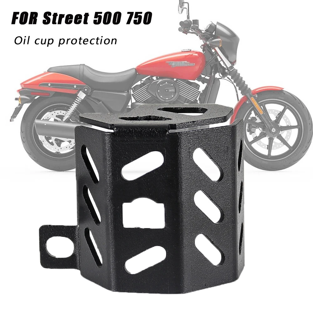

For Harley Street 500 Street 750 2016-2020 CNC aluminum Motorcycle Accessories Rear Brake Fluid Reservoir Guard Cover Protector
