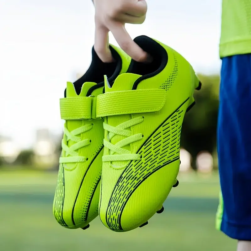 New Kid's Breathable Anti-slip Cleat, Lightweight Durable Softness Sneakers For Outdoor Running Training