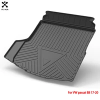for vw passat b8 17 20 specialized rear trunk cargo liner heavy tpo floor mat all weather protection carpet car accessories