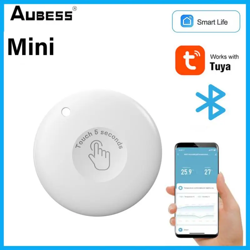 

TUYA Temperature and Humidity Smart Sensor Bluetooth Compatible Indoor and OutdoorMeter Sensor Gauge Thermometer Hygrometer