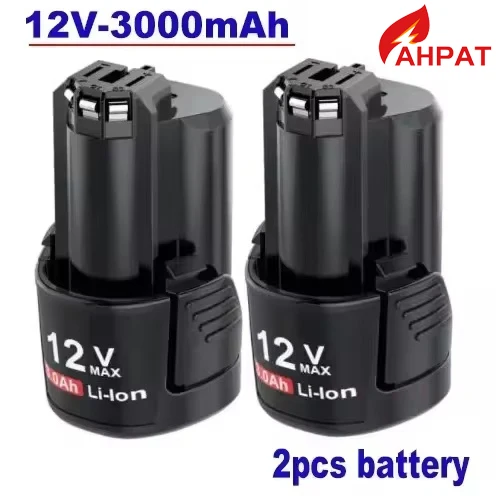 2024 Для литий-ионной аккумуляторной батареи Bosch зарядное устройство 12 В/10 8 В 3000 мАч