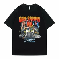 bad bunny concert el ultimo tour del mundo graphic print tshirt men women hip hop brand streetwear man plus size cotton t shirts