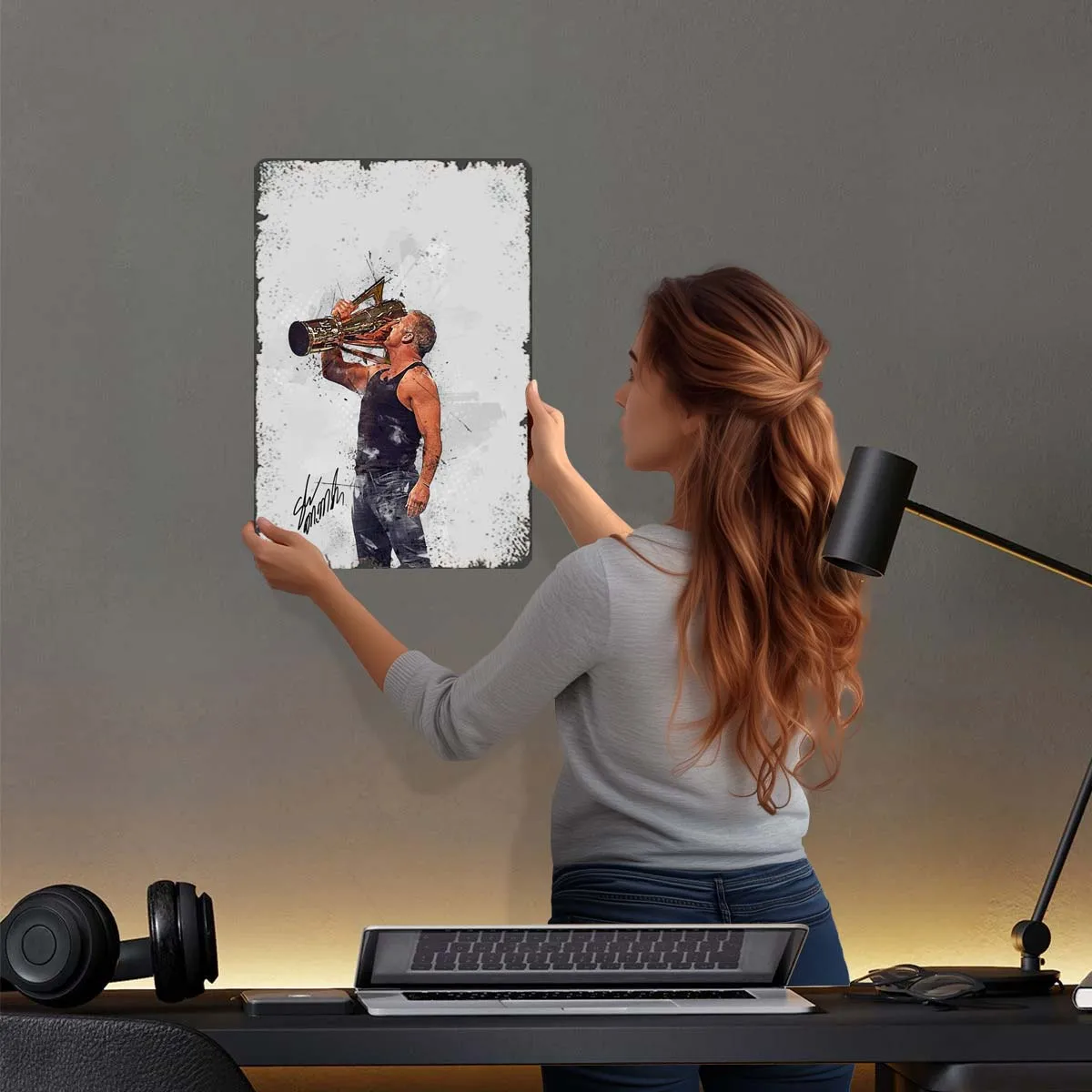 Металлический плакат Shane Mcmahon