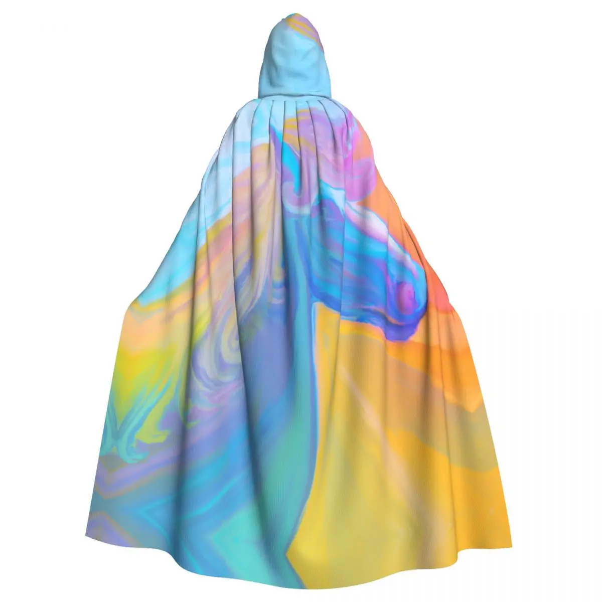 

Hooded Cloak Unisex Cloak with Hood Rainbow Portrait Of Magic Unicorn Cloak Vampire Witch Cape Cosplay Costume