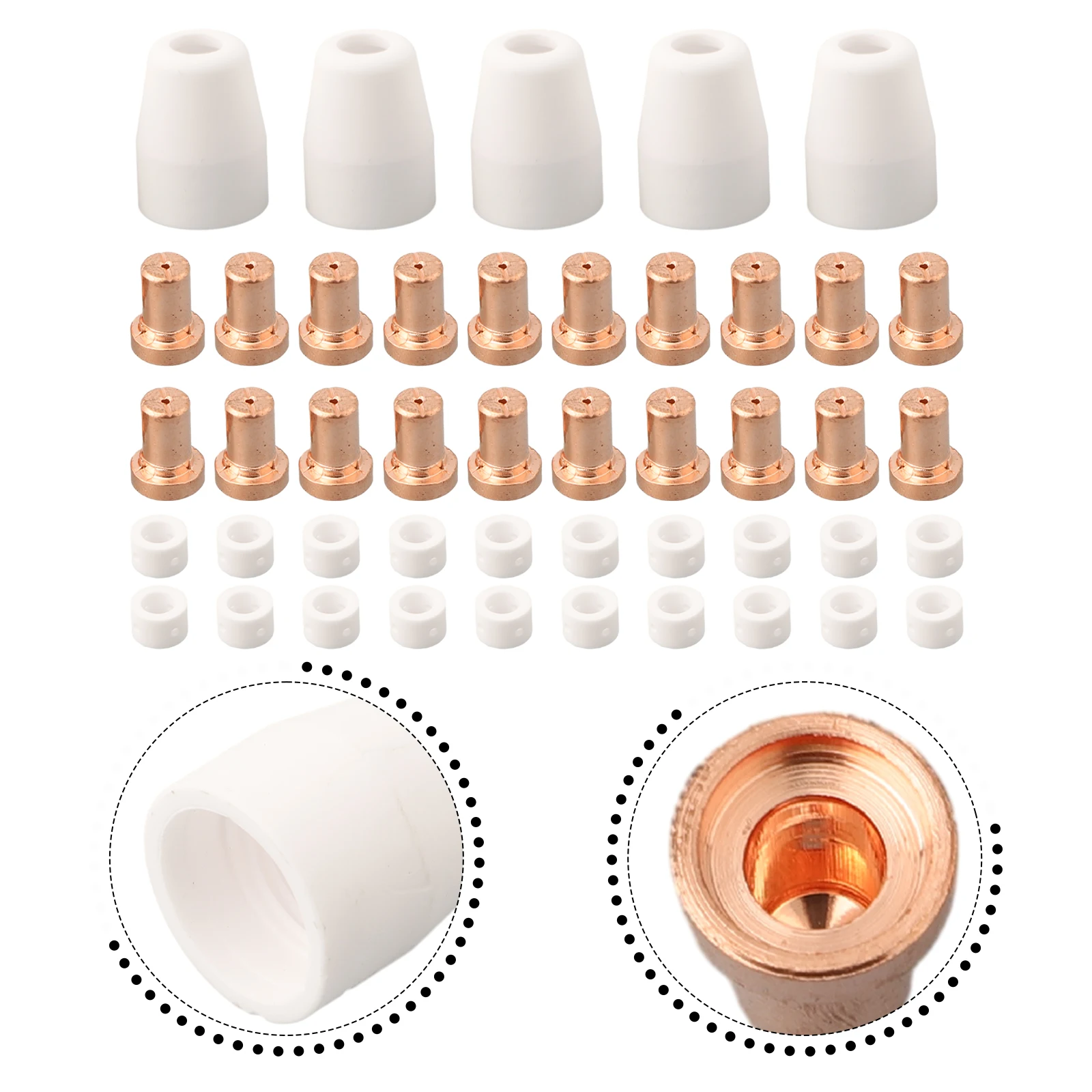 65 шт. PT31 CUT30-50 расходные материалы для плазменной резки воздушно-плазменная