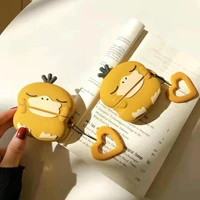 3d pokemon psyduck case for apple airpods 1 2 3 pro cases cover for iphone bluetooth earbuds earphone case