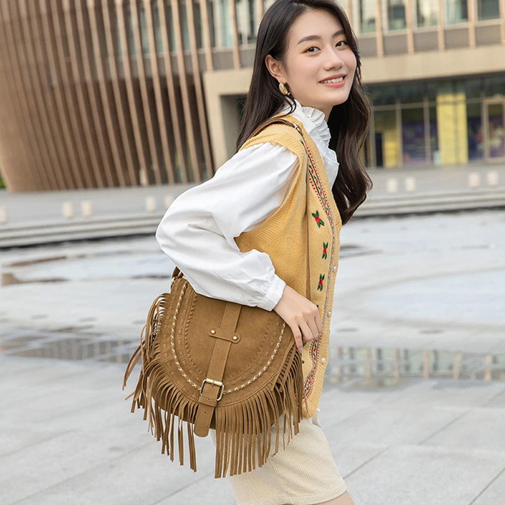 

2022 New Women's Bucket Bag Vintage Bucket Bag Saddle Bag Perfect Birthday Gift