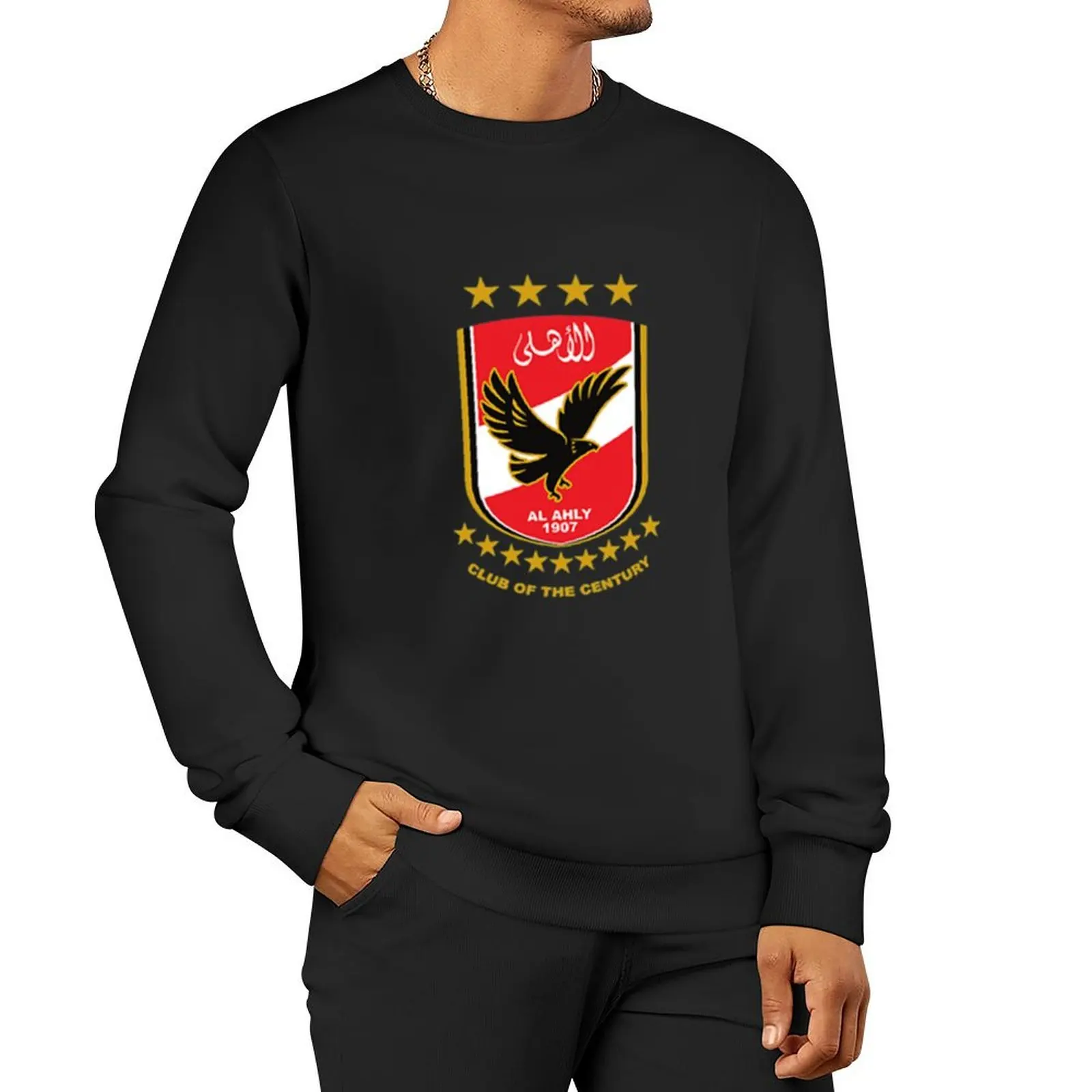 Al-AHLY Football Club новый 9-звездный пуловер с логотипом толстовка капюшоном мужская