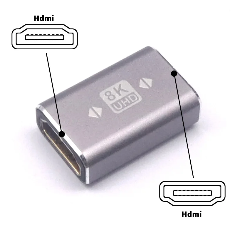 

1/2 шт., адаптер HDMI2.1 «Папа-мама», 8K, 60 Гц