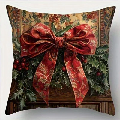 

Домашний декор, рождественские тематические декоративные наволочки, чехол для подушки с рисунком, подходит для дивана, спальни, автомобиля, наволочка