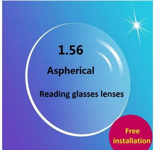 

G2106 1.56 Aspherical Brand presbyopic magnifying glasses eyewear reading lenses for eyes Green optical prescription lenses