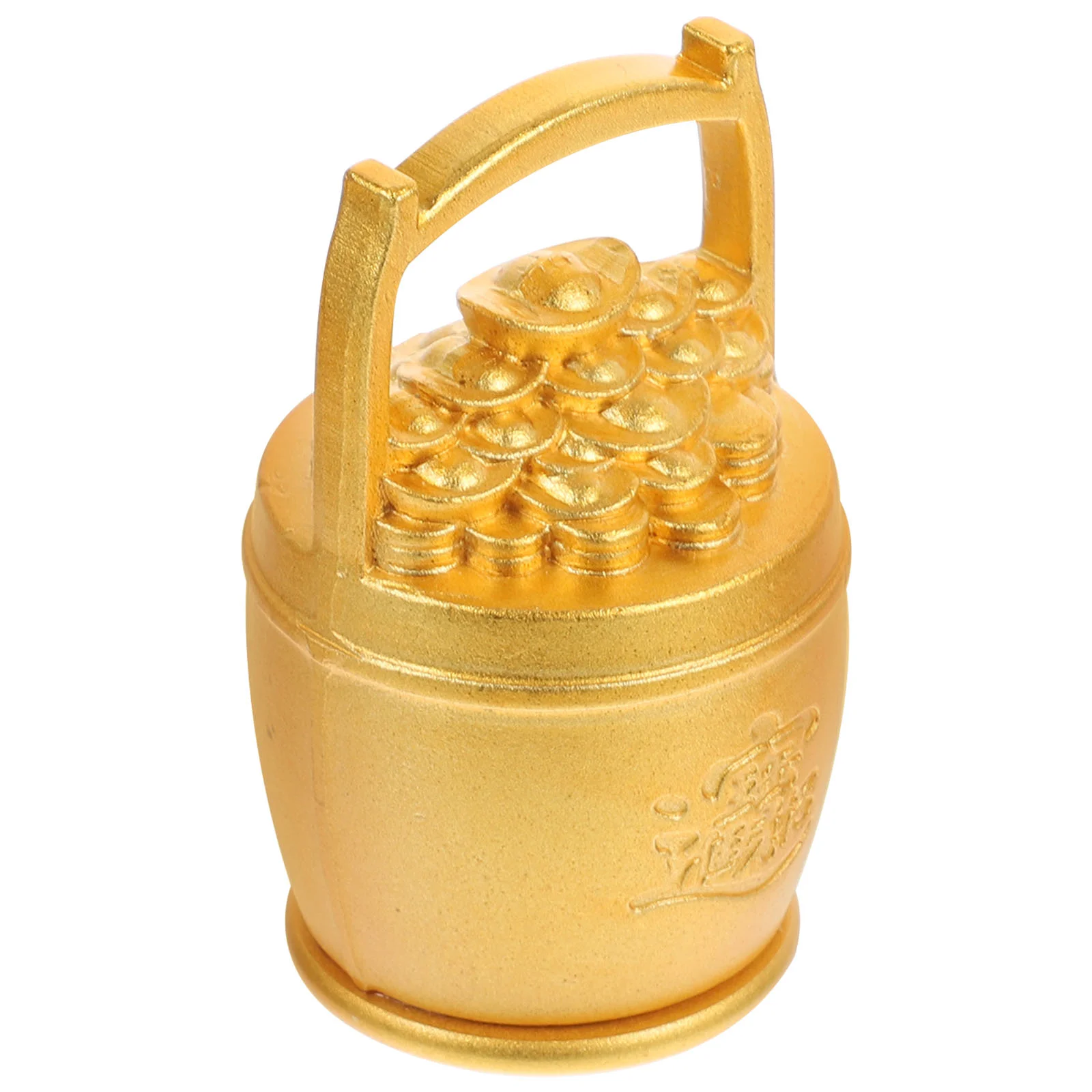 

Bucket Gold Ornaments Copper Treasure Money Wealth Basin Chinese Gifts