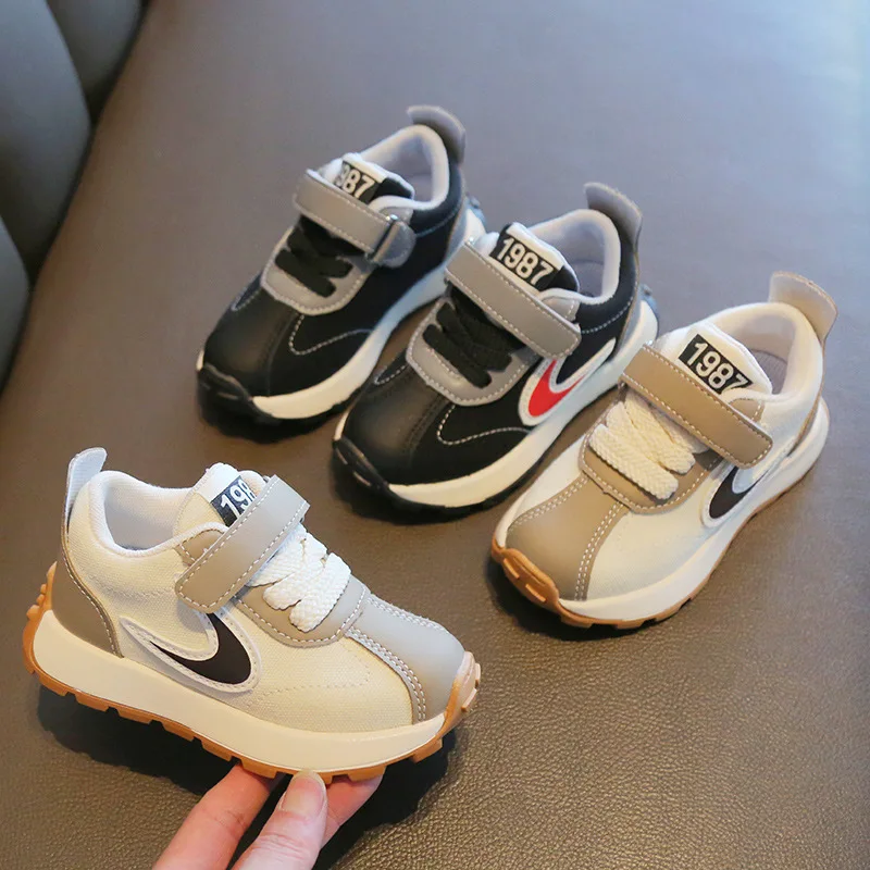 

Casual Sneakers Shoes For Kids Lightweight Baby Toddler Shoes For Boys Girls Breathable Non-Slip Children Sport Running Shoes