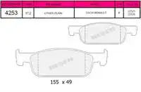 

Store code: 94253 for ten brake pad CLIO IV LOGAN II SANDERO II SANDERO II (BOMBELI) long type