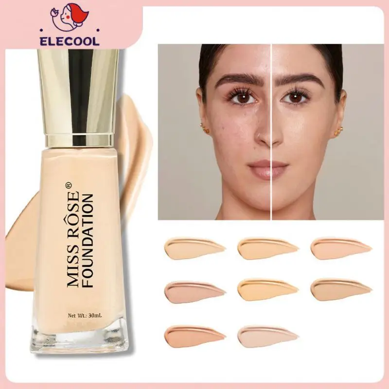 

30ml Concealer Foundation Cream Moisturizing Matte Foundation Liquid Foundation Natural Lasting Face Makeup Base Cosmetics