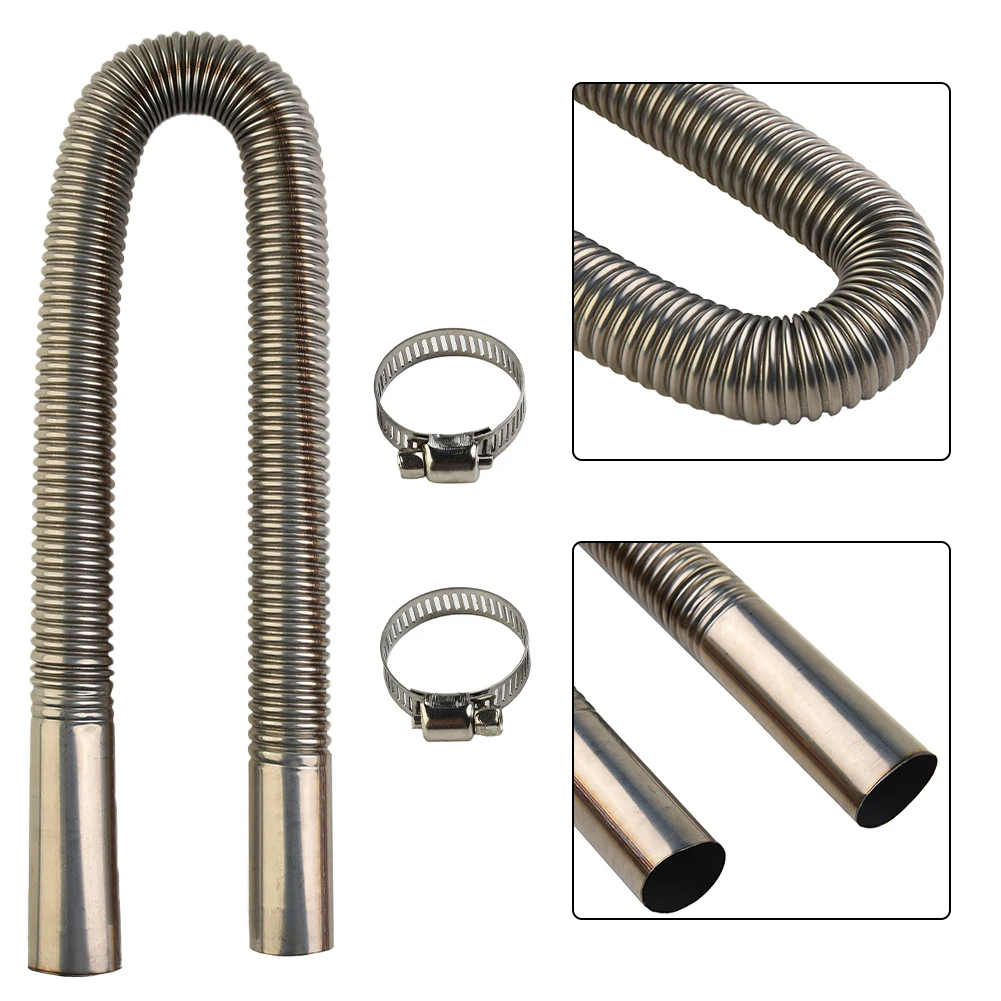 

60 см-300 см воздушный дизельный Обогреватель парковочная труба из нержавеющей стали выхлопная труба термостат и аксессуары автозапчасти