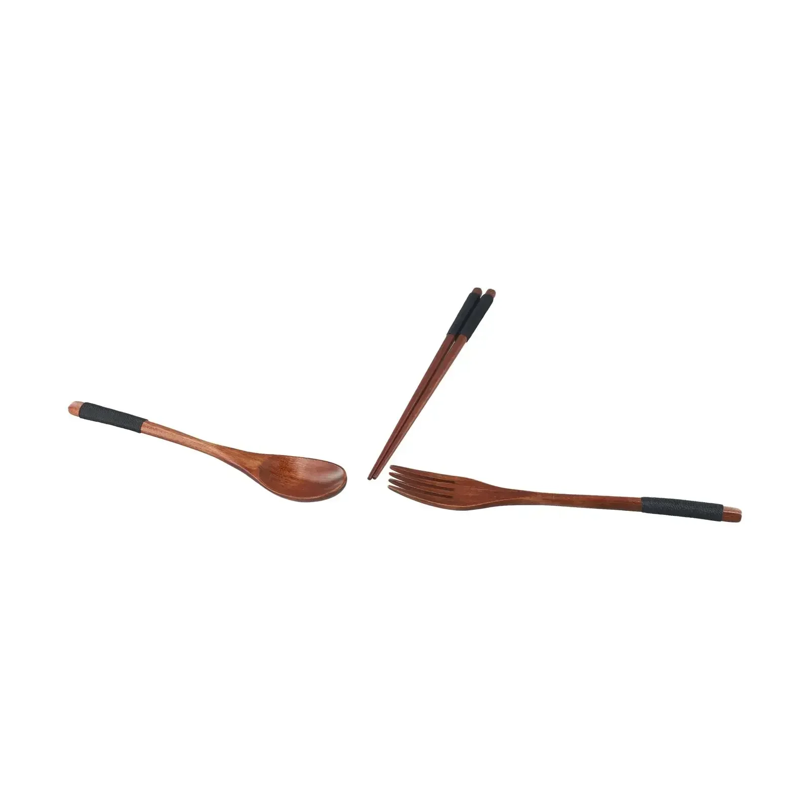 3 шт. набор деревянных столовых приборов