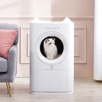 intelligent automatic cat litter box fully closed feces pet kitten toilet bedpan deodorant pet potty self cleaning voice remind