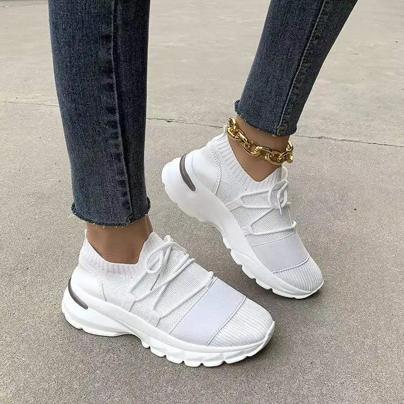 Женские кроссовки для бега Flatform женские черные спортивные упражнений размер 13